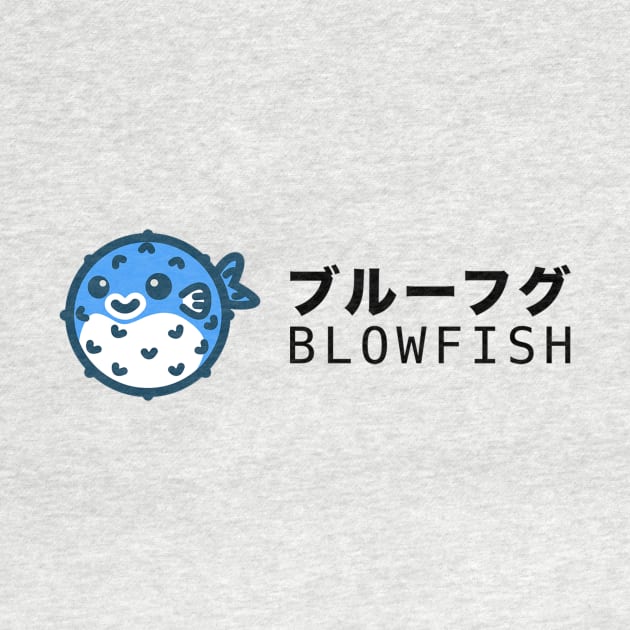 Blowfish Logo + Black Text by Blowfish